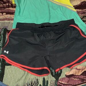 Under Armour shorts and Fila shirt bundle